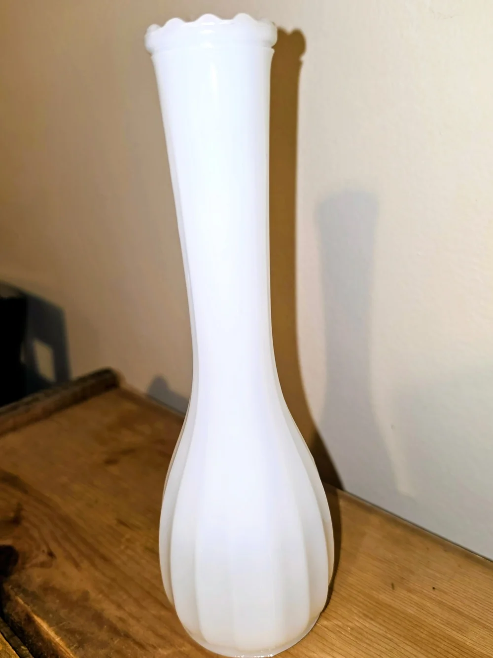 White Decorative Vase - Unbranded Modern Ceramic Accent